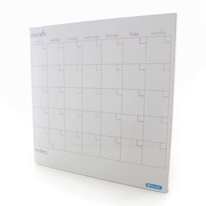 BAZIC Magnetic Dry Erase Calendar Tile 14" x 14"