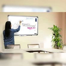Load image into Gallery viewer, BAZIC 24&quot; * 36&quot; ALUMINIUM FRAME MAGNETIC DRY ERASE WHITEBOARD VALUE PACK