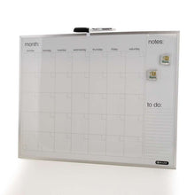 Load image into Gallery viewer, BAZIC 16&quot; * 20&quot; ALUMINIUM FRAMED MAGNETIC DRY ERASE WHITEBOARD CALENDAR