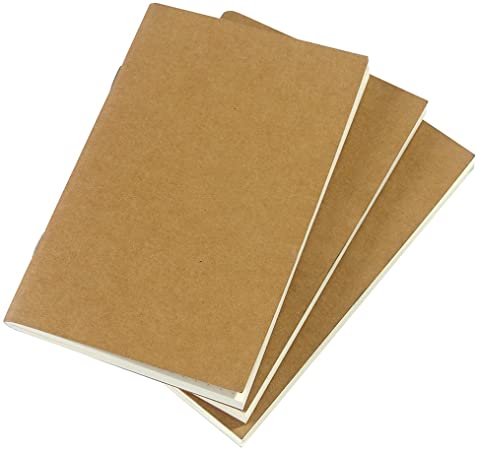 POCKET NOTEPAD WITH GRAPH PAPER BROWN
