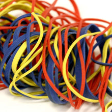 Load image into Gallery viewer, BAZIC 2 Oz./ 56.70 g Assorted Sizes and Colors Rubber Bands