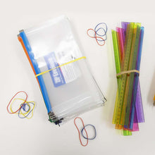Load image into Gallery viewer, BAZIC 2 Oz./ 56.70 g Assorted Sizes and Colors Rubber Bands