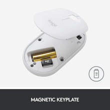 Load image into Gallery viewer, LOGITECH PEBBLE M350 MOUSE OPTICAL WIRELESS BLUETOOTH 2.4GHZ -USB WIRELESS RECEIVER - ROSE