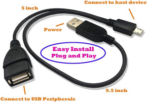AUVIPAL 2-IN-1 MICRO USB TO USB OTG ADAPTER CABLE