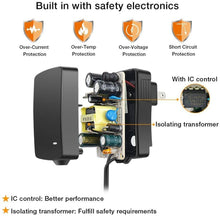 Load image into Gallery viewer, ZOZO 12W 3V-12V Regulated Multi Voltage Switching Replacement Power Adapter
