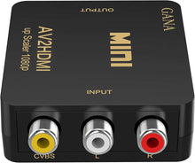 Load image into Gallery viewer, RCA TO HDMI, AV TO HDMI GANA 1080P