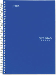 MEAD FIVE STAR 2 SUBJECT NOTEBOOK