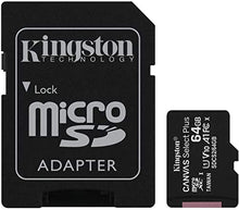 Load image into Gallery viewer, Kingston Canvas Select Plus microSD Card SDCS2/64 GB Class 10 (SD Adapter Included)