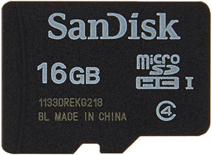 SANDISK MICROSD 16GB CLASE 4 WITH SD ADAPTER SDHC CARD