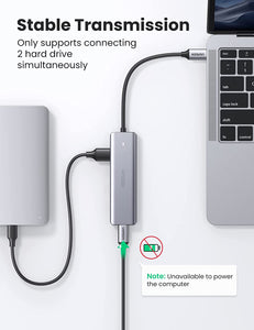 UGREEN USB C HUB 4 PORTS USB TYPE C TO USB 3.0 HUB ADAPTER