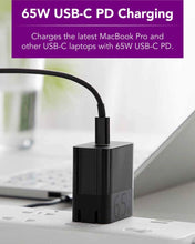Load image into Gallery viewer, ZMI ZPOWER TURBO 65W USB-C PD WALL CHARGER COMPATIBLE WITH LAPTOPS CHARGEABLE VIA USC-C
