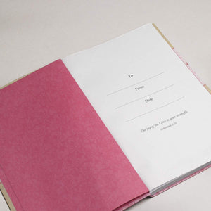 JOURNAL PINK FLOWERS LORD BLESS YOU