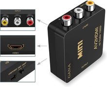 Load image into Gallery viewer, RCA TO HDMI, AV TO HDMI GANA 1080P