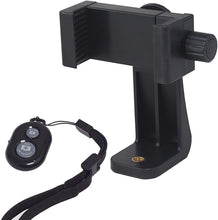 Load image into Gallery viewer, Bestshoot Phone Tripod Mount Adapter &amp; Smartphone Remote Controller,Smartphone Holder Clip