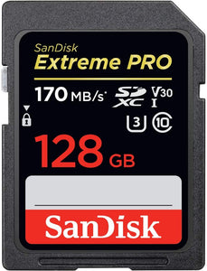 SanDisk SecureDigital 128GB Extreme PRO SDHC/SDXC USH-1 Class10 170 MB/s