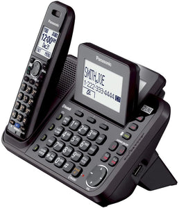 Panasonic KX-TG9541B DECT 6.0 1.90 GHz Cordless Phone - Black, 2 x Phone Line - Speakerphone - Answering Machine - Backlight