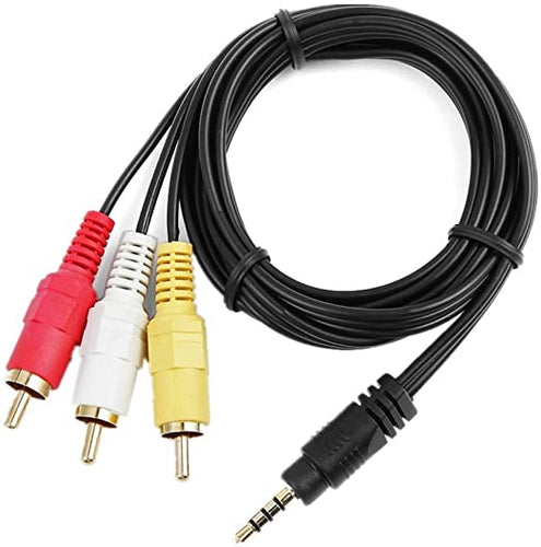 AUDIO VIDEO CABLES - RCA TO RCA  AV  L/R(M) STEREO, 150CM