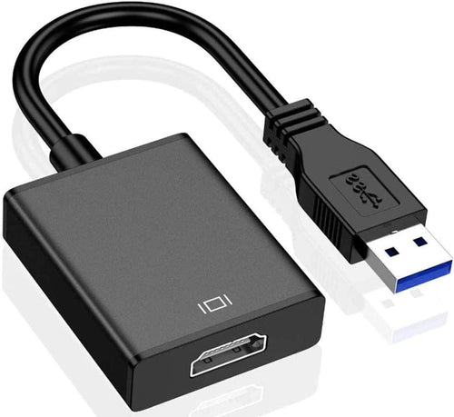 USB to HDMI Adapter, SENGKOB USB 3.0 to HDMI 1080P Video Graphics Cable Converter with Audio for PC Laptop Projector HDTV Compatible with Windows XP 7/8/8.1/10