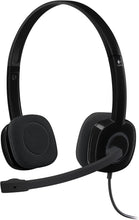 Load image into Gallery viewer, Logitech 3.5mm Analog Stereo Headset H151 with Boom Microphone