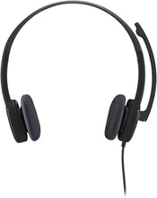 Load image into Gallery viewer, Logitech 3.5mm Analog Stereo Headset H151 with Boom Microphone