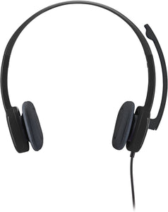 Logitech 3.5mm Analog Stereo Headset H151 with Boom Microphone