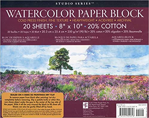 Studio Series Premium Watercolor Paper Block