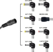 Load image into Gallery viewer, ZOZO 12W 3V-12V Regulated Multi Voltage Switching Replacement Power Adapter