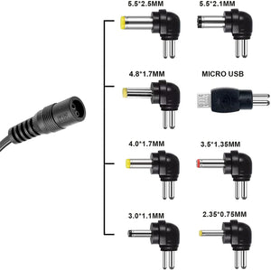 ZOZO 12W 3V-12V Regulated Multi Voltage Switching Replacement Power Adapter