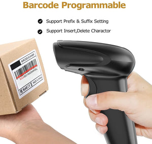 Symcode USB Wireless Barcode Scanner (2.4GHz Wireless & USB 2.0 Wired)