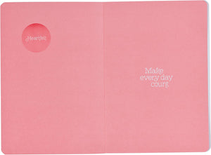 JOURNAL FLEXCOVER W/ELASTIC PINK PETALS SHINE YOUR LIGHT