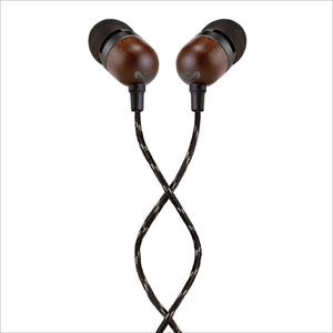 MARLEY SMILE JAMAICA IN EAR EARPHONES ONE-BUTTON BLACK