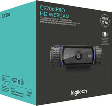 Load image into Gallery viewer, LOGITECH WEBCAM C920S PRO HD 1080P- 720P W/MIC CABLE 1.5M