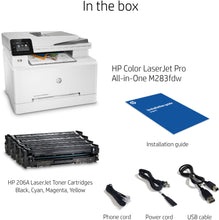 Load image into Gallery viewer, HP COLOUR LASERJET PRO MFP M283FDW MULTIFUNCTION PRINTER