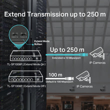 Load image into Gallery viewer, Tp Link TP-LINK TL-SF1008P 10/100Mbps 8-Port Fast Desktop POE Switch with 4 POE Ports