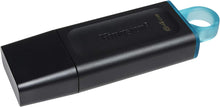 Load image into Gallery viewer, KINGSTON DATA TRAVELER USB FLASH DRIVE 64GB USB 3.2 BLACK