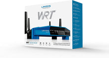 Load image into Gallery viewer, Linksys WRT3200ACM: AC3200 Dual-Band Gigabit Wi-Fi Router, Beamforming Tri-Stream Wireless Signal, Ethernet Ports, MU-MIMO (Black, Blue)