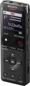 Sony ICD-UX570 Digital Voice Recorder, ICDUX570BLK 4GB MicroSD