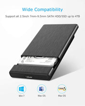 Load image into Gallery viewer, ORICO 2.5&quot; SATA USB 3.0 HARD DRIVE ENCLOSURE