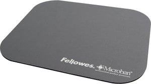 Fellowes Mouse Pad with Microban Antimicrobial Protection, Graphite