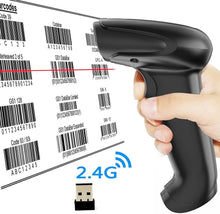 Load image into Gallery viewer, Symcode USB Wireless Barcode Scanner (2.4GHz Wireless &amp; USB 2.0 Wired)