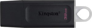 KINGSTON DATA TRAVELER USB FLASH DRIVE 32GB USB 3.2 BLACK WITH TEAL