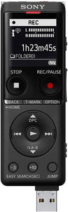 Sony ICD-UX570 Digital Voice Recorder, ICDUX570BLK 4GB MicroSD
