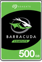 Load image into Gallery viewer, SEAGATE 500GB 5400RPM 128MB SATA3 2.5&quot; 7MM BARRACUDA