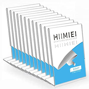 HIIMIEI ACRYLIC SIGN HOLDER 8.5" X 11"