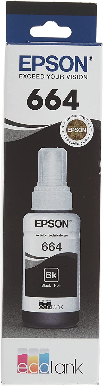 EPSON Black Ink REFILL T664120-AL