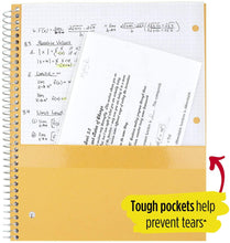 Load image into Gallery viewer, FIVE STAR NOTEBOOK W/CLEARVIEW 5 SUBJECT 100S