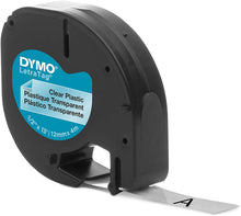 Load image into Gallery viewer, DYMO Authentic LetraTag Labeling Tape for LetraTag Label Makers, Clear  1/2&#39;&#39; W x 13&#39; L, 1 roll (16952)