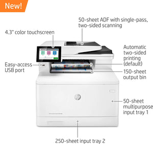 HP COLOUR LASERJET ENERPRISE MFP M480F MULTIFUNCTION PRINTER