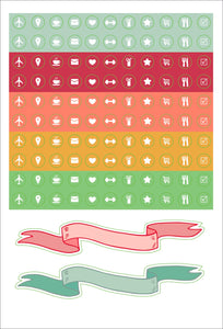 PLANNERS STICKERS DOTTED JOURNAL