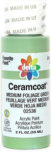 2 OZ. CERAMCOAT SELECT MULTI-SURFACE ACRYLIC PAINT IN KELLY GREEN